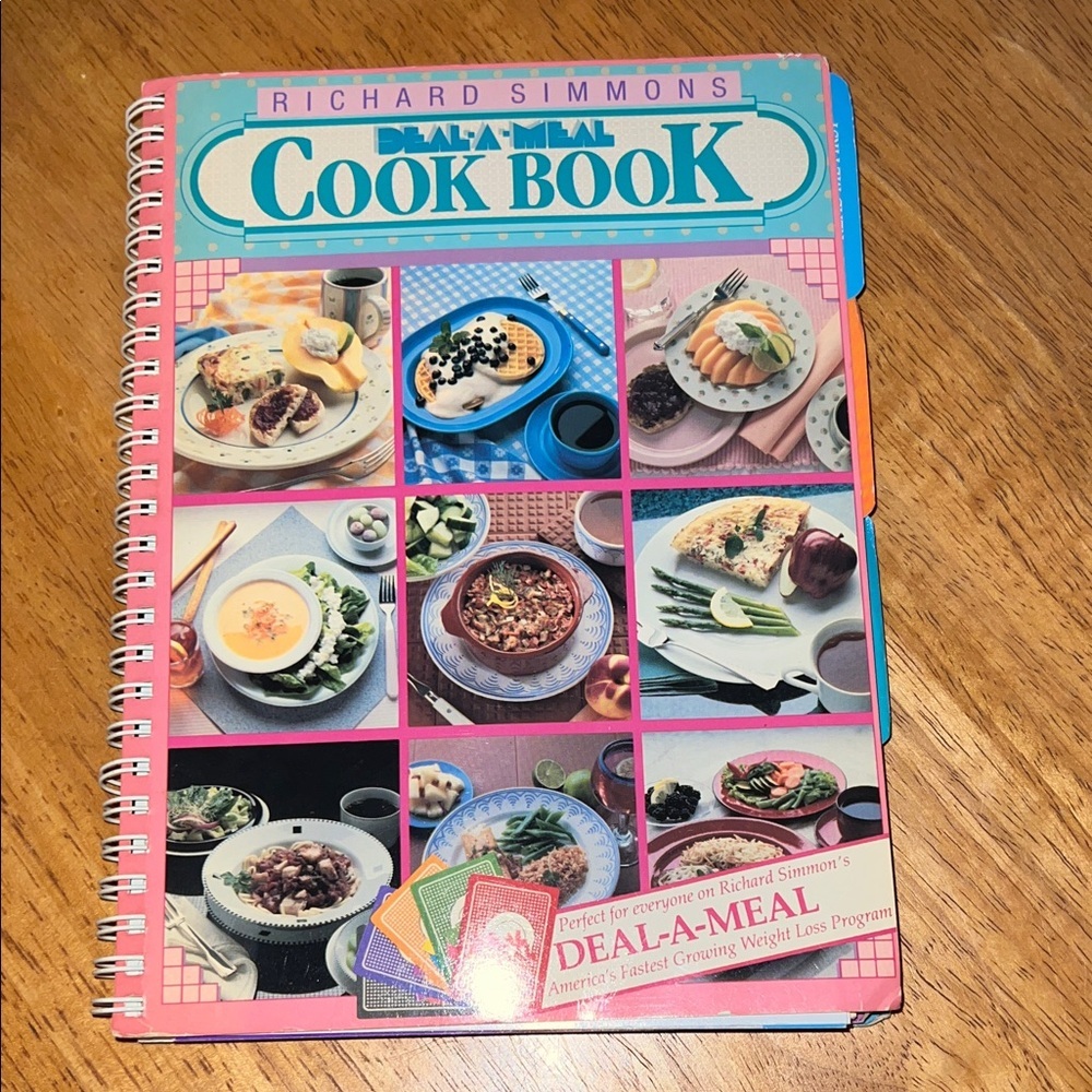 Deal-A-Meal Cook Book VTG 1987 Richard Simmons Deal A Meal Cookbook